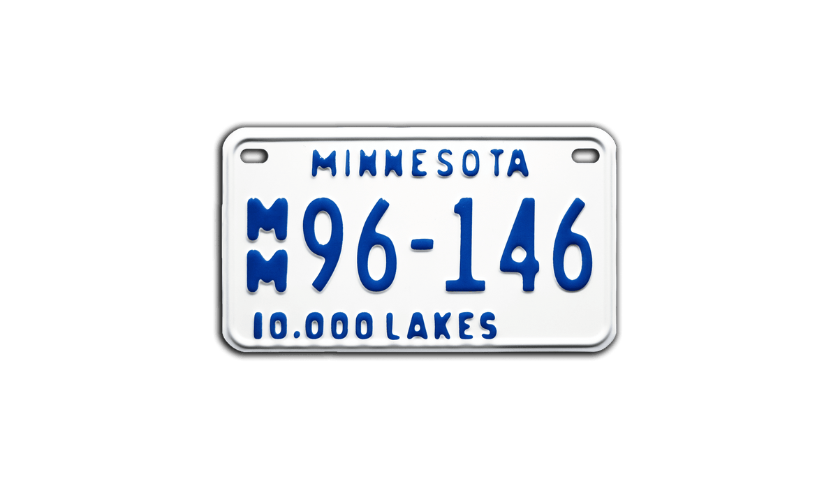 Purple Rain | 96-146 | Metal Stamped Replica Prop License Plate