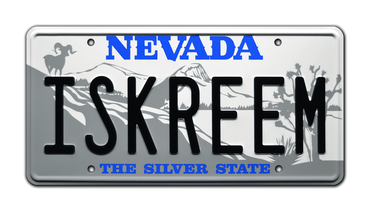 Twisted Metal | ISKREEM | Metal Stamped Replica Prop License Plate