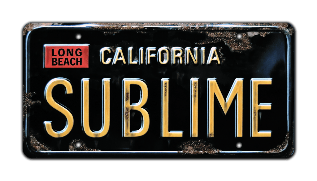 SUBLIME prop plate memorabilia from Sublime starring Bradley