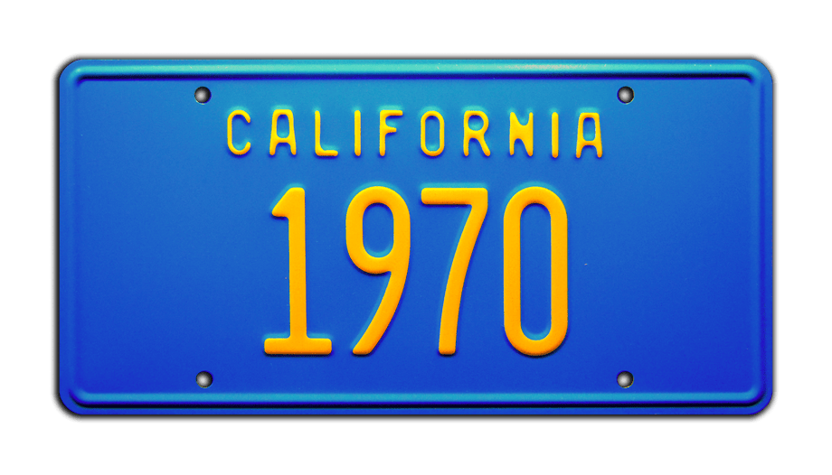 California License Plate (script, 1993-) - Fonts In Use - Foto 1