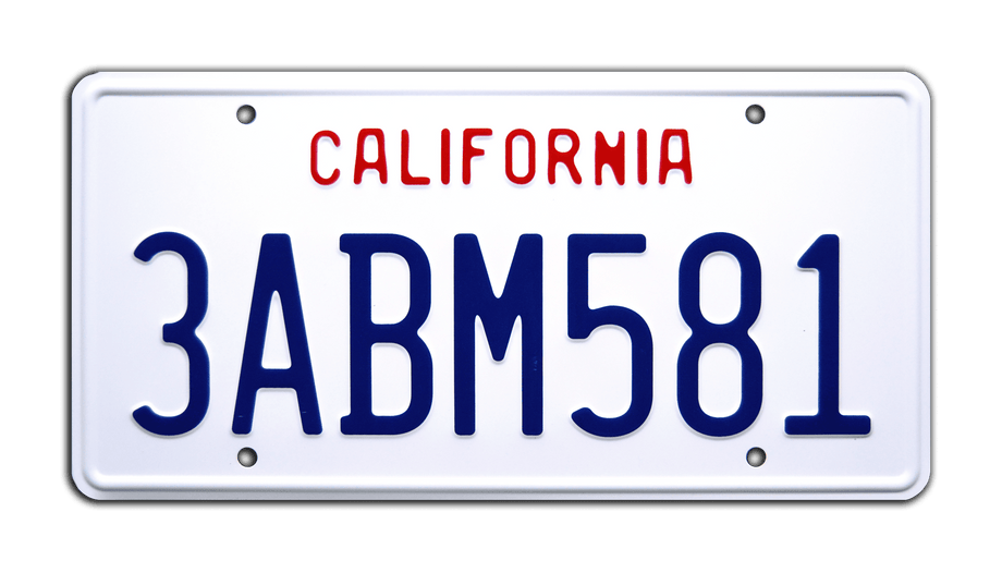 Pulp Fiction | 3ABM581 | Metal Stamped Replica Prop License