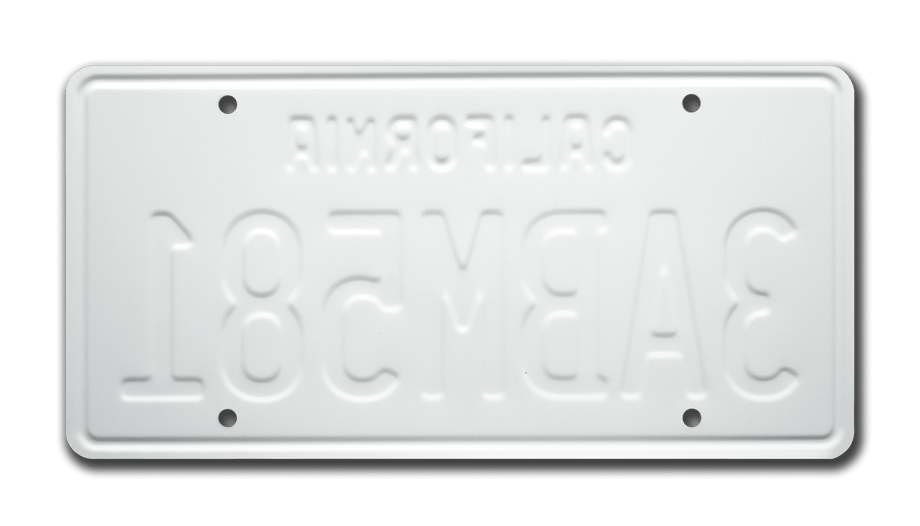 Pulp Fiction | 3ABM581 | Metal Stamped Replica Prop License Plate