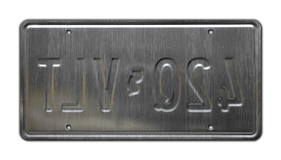 The Sopranos | 42Q VLT | Metal Stamped Replica Prop License Plate