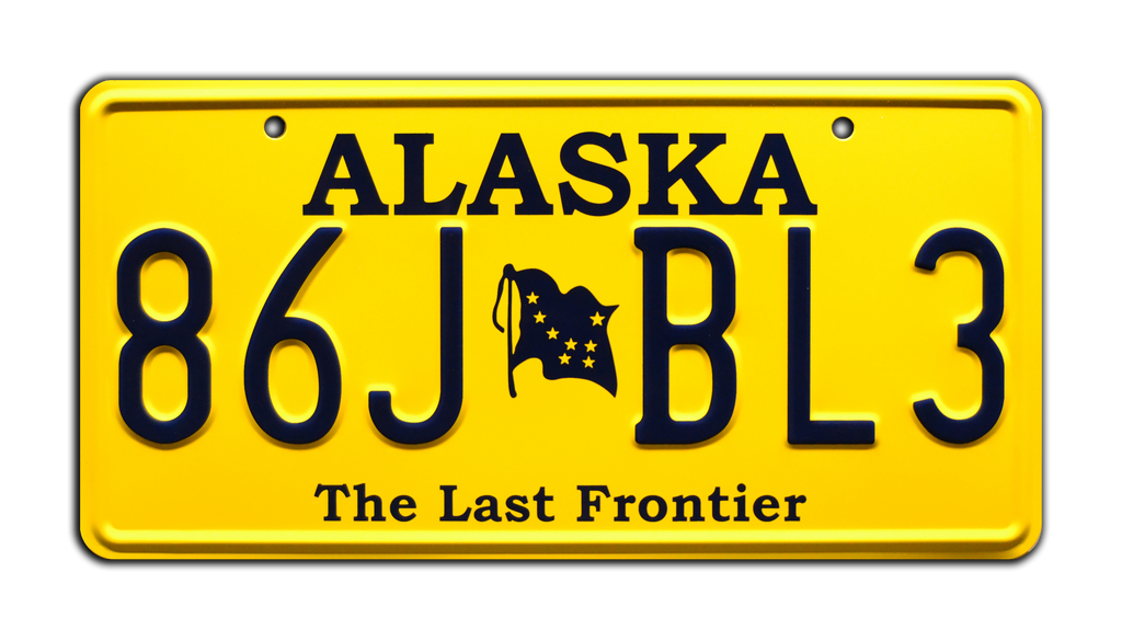 86J BL3 prop plate memorabilia from El Camino: A Breaking Bad Movie starring Aaron Paul 