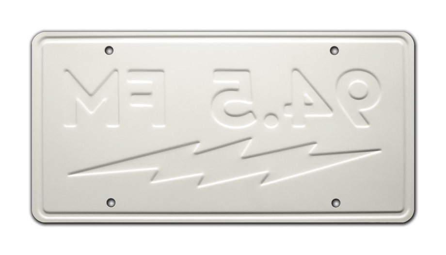 Stranger Things | 94.5 FM | Metal Stamped Replica Prop License