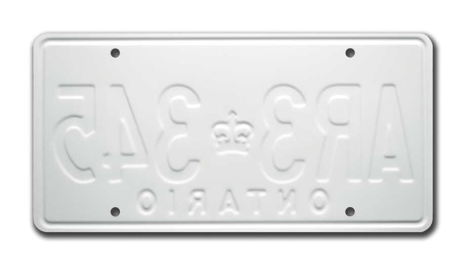 Strange Brew | AR3 345 | Metal Stamped Replica Prop License Plate