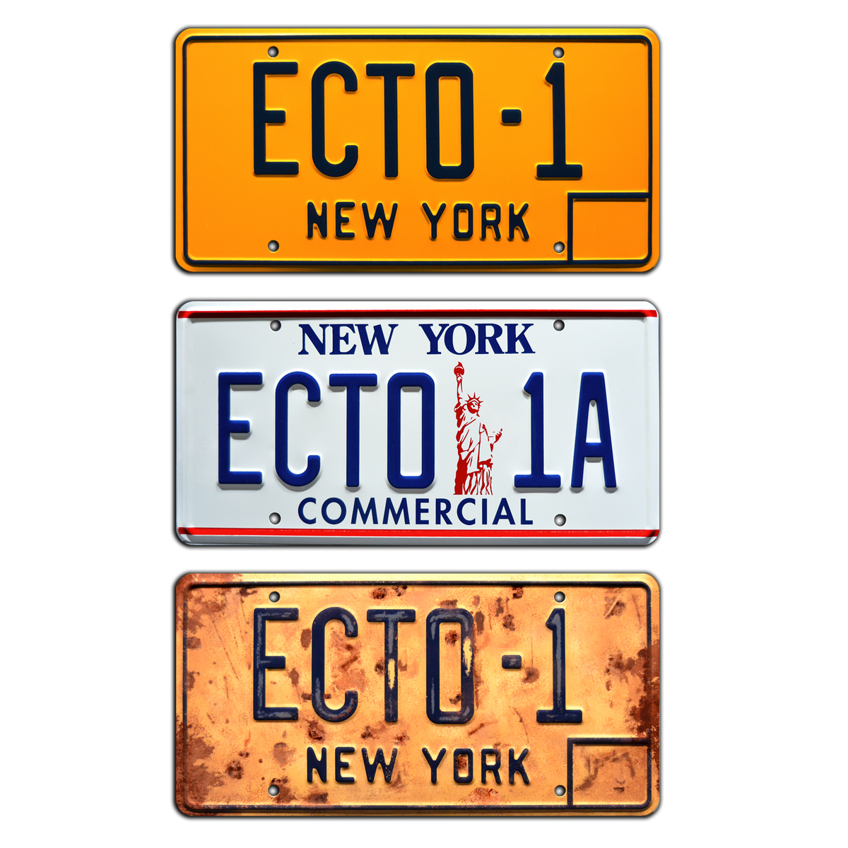 Ghostbusters: Afterlife | ECTO-1 | Metal Stamped Replica License Plate ...