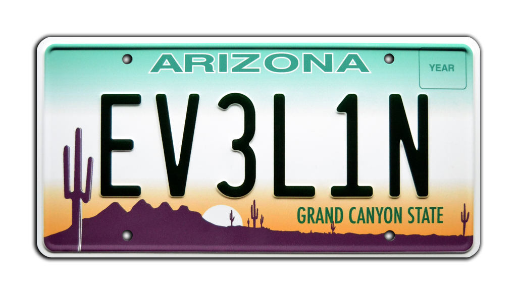EV3L1N prop plate television memorabilia from Twisted Metal starring Anthony Mackie