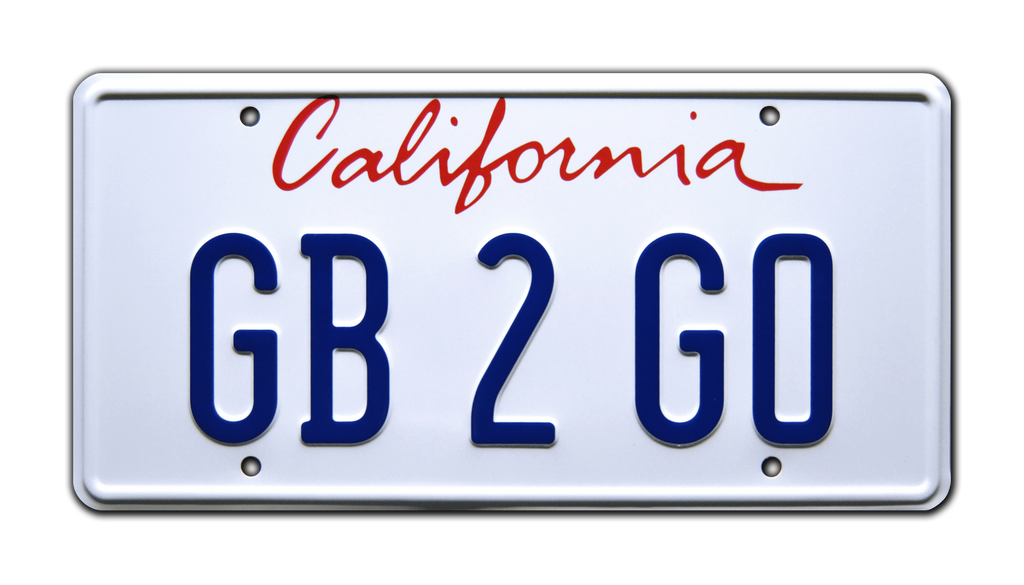 GB 2 GO prop plate movie memorabilia from Good Burger 2 starring Carmen Electra