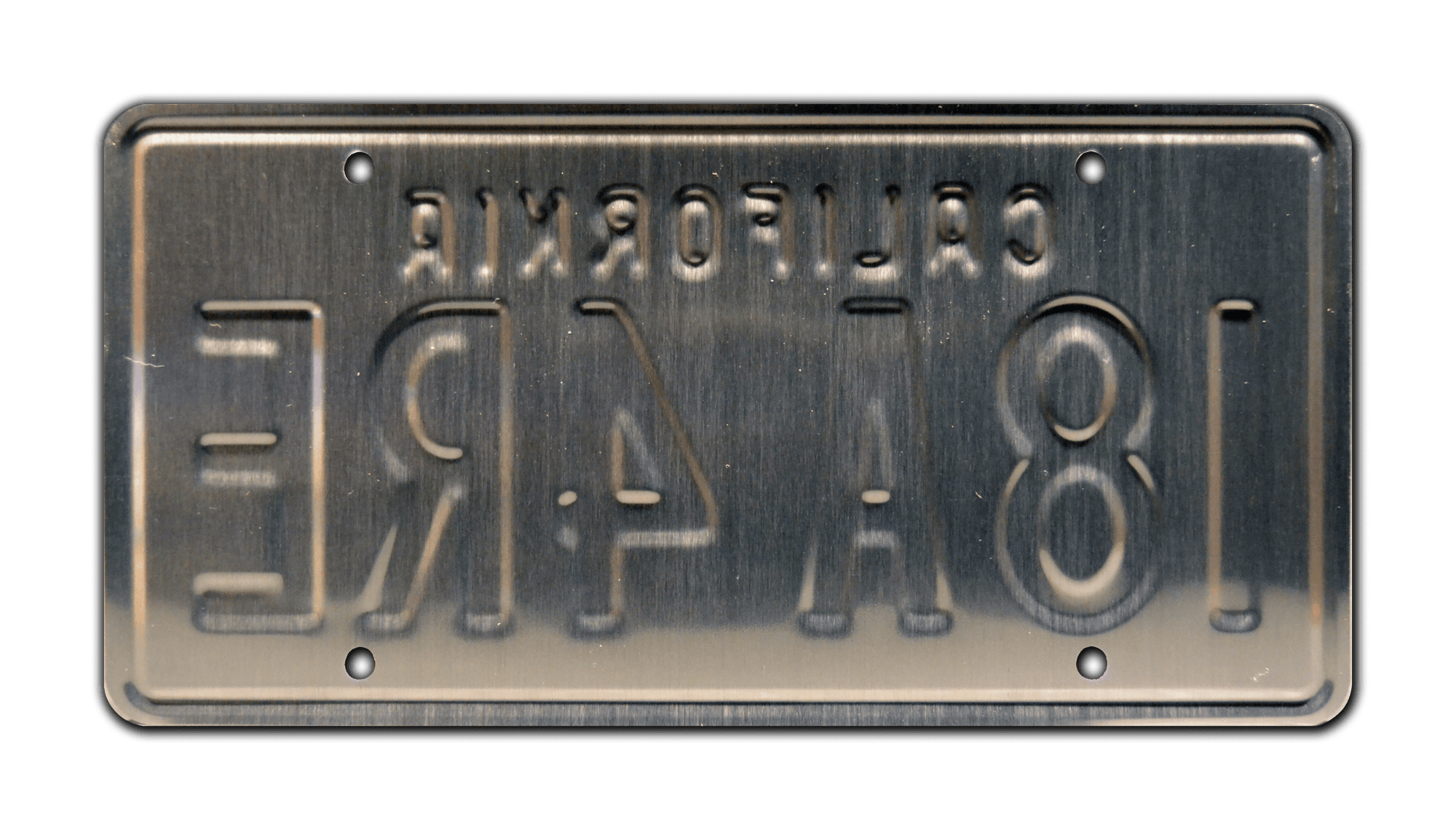 90210 | Steve's Corvette | I8A 4RE | Metal Stamped Replica Prop 90210 | Steve's Corvette | I8A 4RE | Metal Stamped Replica Prop