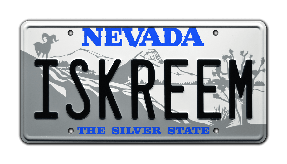 Twisted Metal | ISKREEM | Metal Stamped Replica Prop License Plate