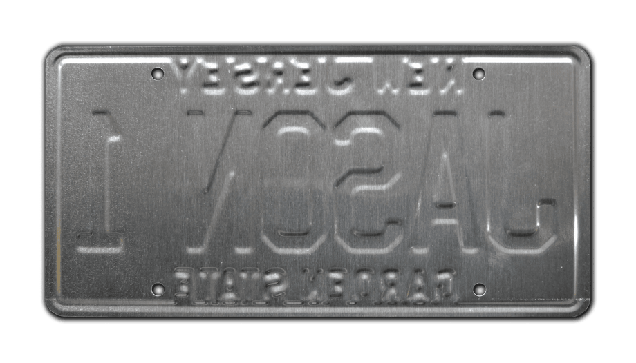 Friday the 13th | JASON 1 | Metal Stamped Vanity License Plate