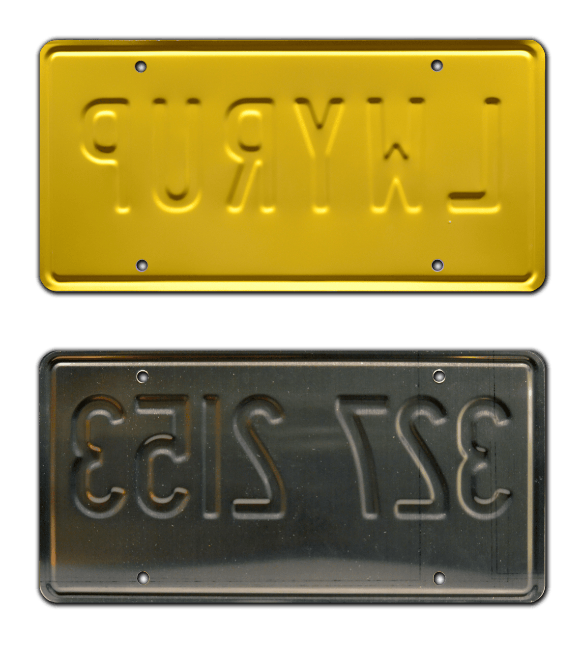 BREAKING BAD | LWYRUP + 327 2153 | Metal Stamped Replica