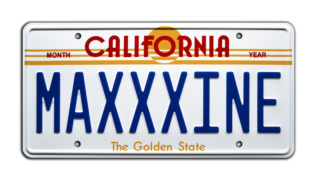 MAXXXINE prop plate movie memorabilia from MaXXXine directed by Ti West