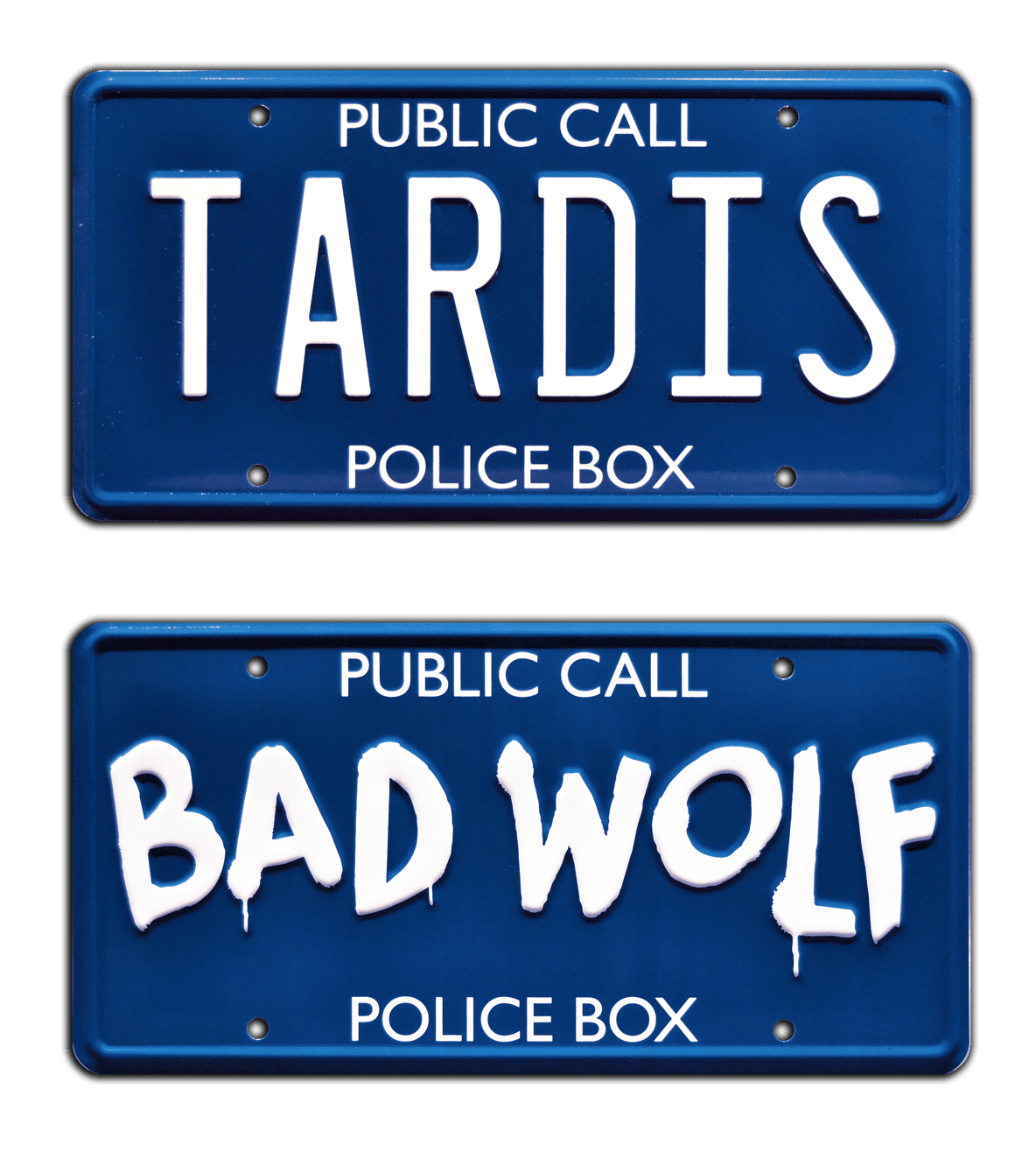 thumbnail image 2 of Dr Who Tardis Car Vanity License Plate – The Doctor Whovian Accessory 2 of 4