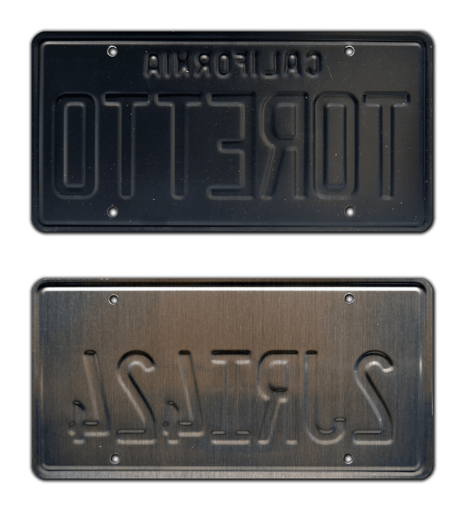 The Fast and the Furious | TORETTO + 2JRI424 | Metal Stamped