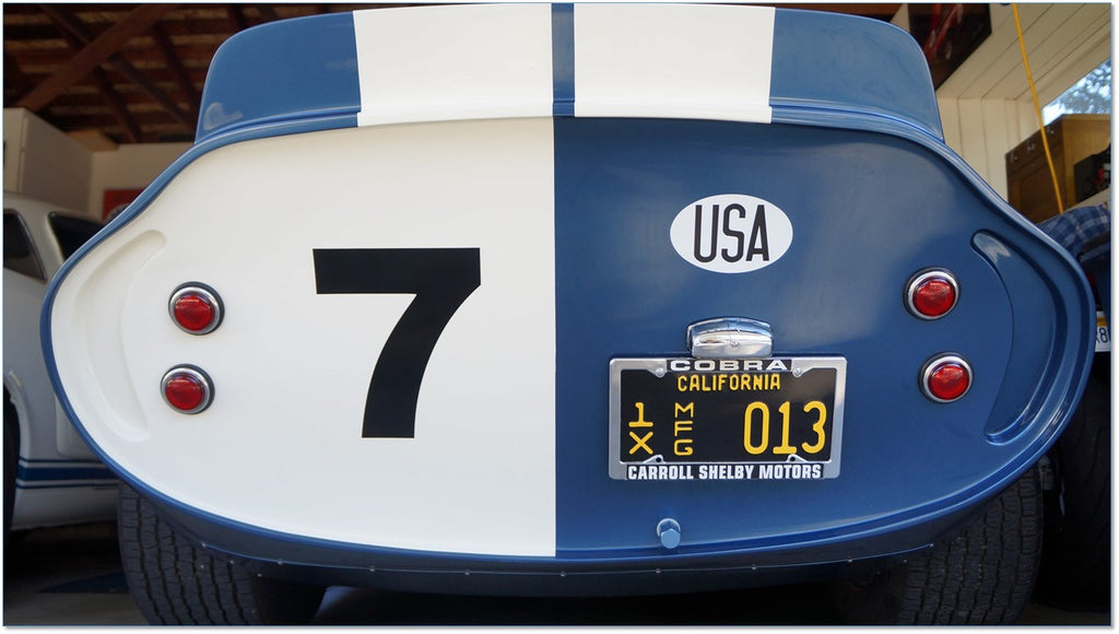 1X MFG 013 license plate from Ford GT 350