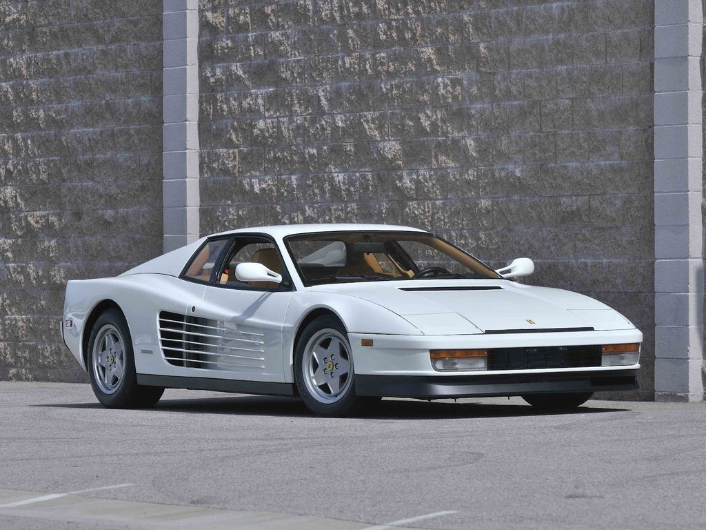 AIF 00M license plate on Sonny Crockett's Ferrari Testarossa from Miami Vice