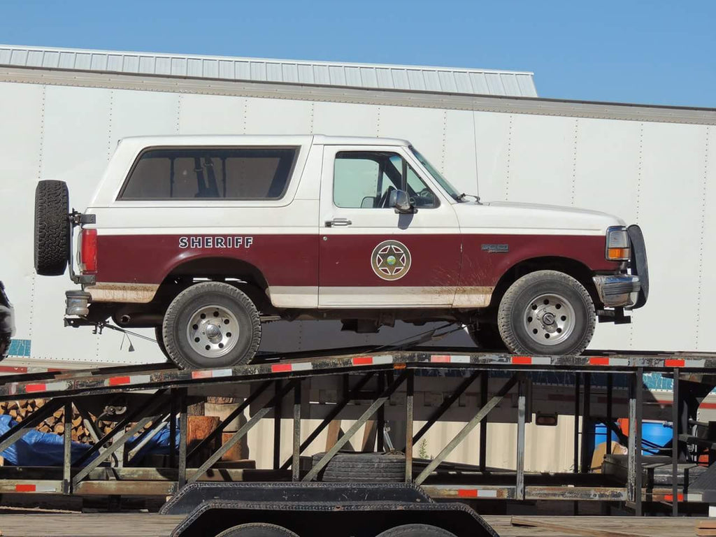 Ford Bronco collectible metal art