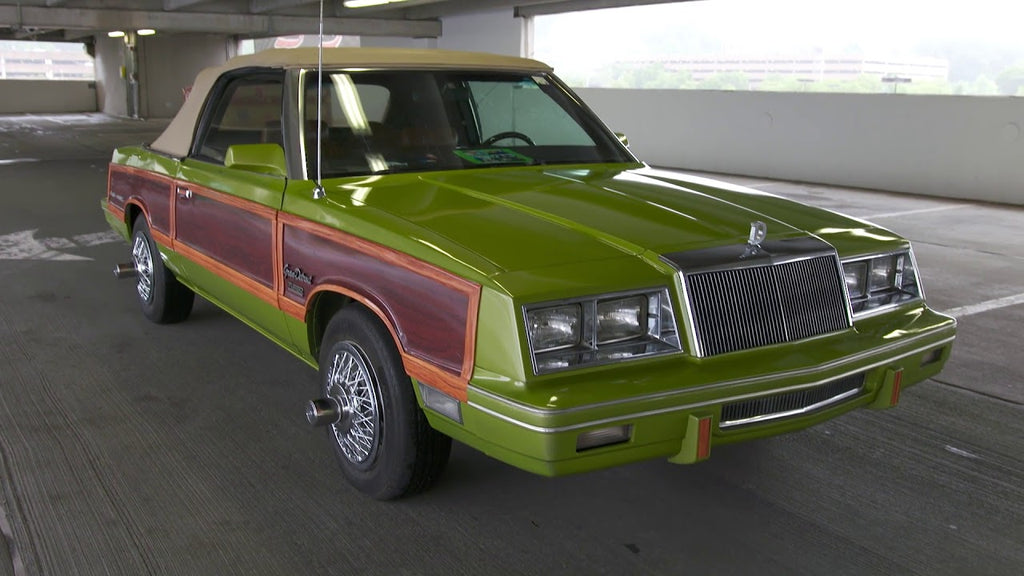 D5N 378 license plate on the Lebaron from Planes, Trains and Automobiles