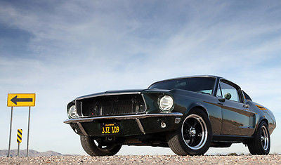 Bullitt Charger collectible art 