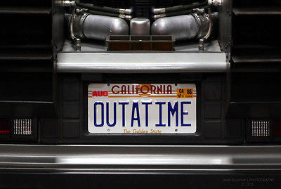 DeLorean time machine movie prop décor 