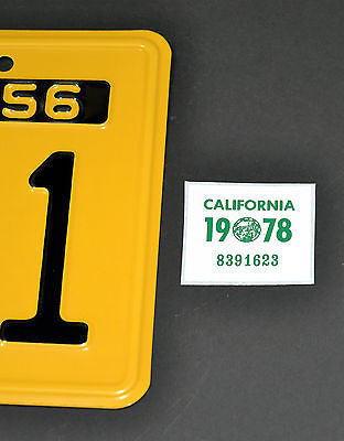 Christine reflective registration sticker from CQB 241 metal art license plate for home décor