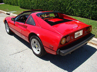 ROBIN-1 license plate on Tom Selleck's Ferrari 308 GTS from Magnum PI