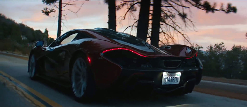 McLaren P1 STARBOY license plate
