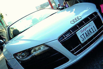 STARK 11 license plate on Tony Stark's 2010 Audi R8 Spyder from Iron Man 2