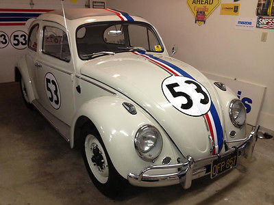 The Love Bug collectible metal art on Herbie