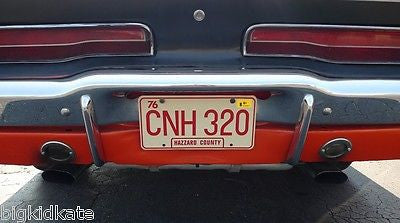 Georgia CNH 320 license plate on General Lee from Dukes of Hazzard