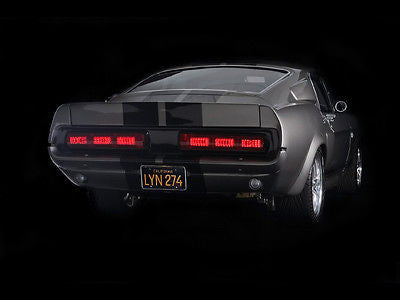 LYN 274 license plate on the 1967 Ford Mustang Shelby GT500 from Gone in 60 Seconds